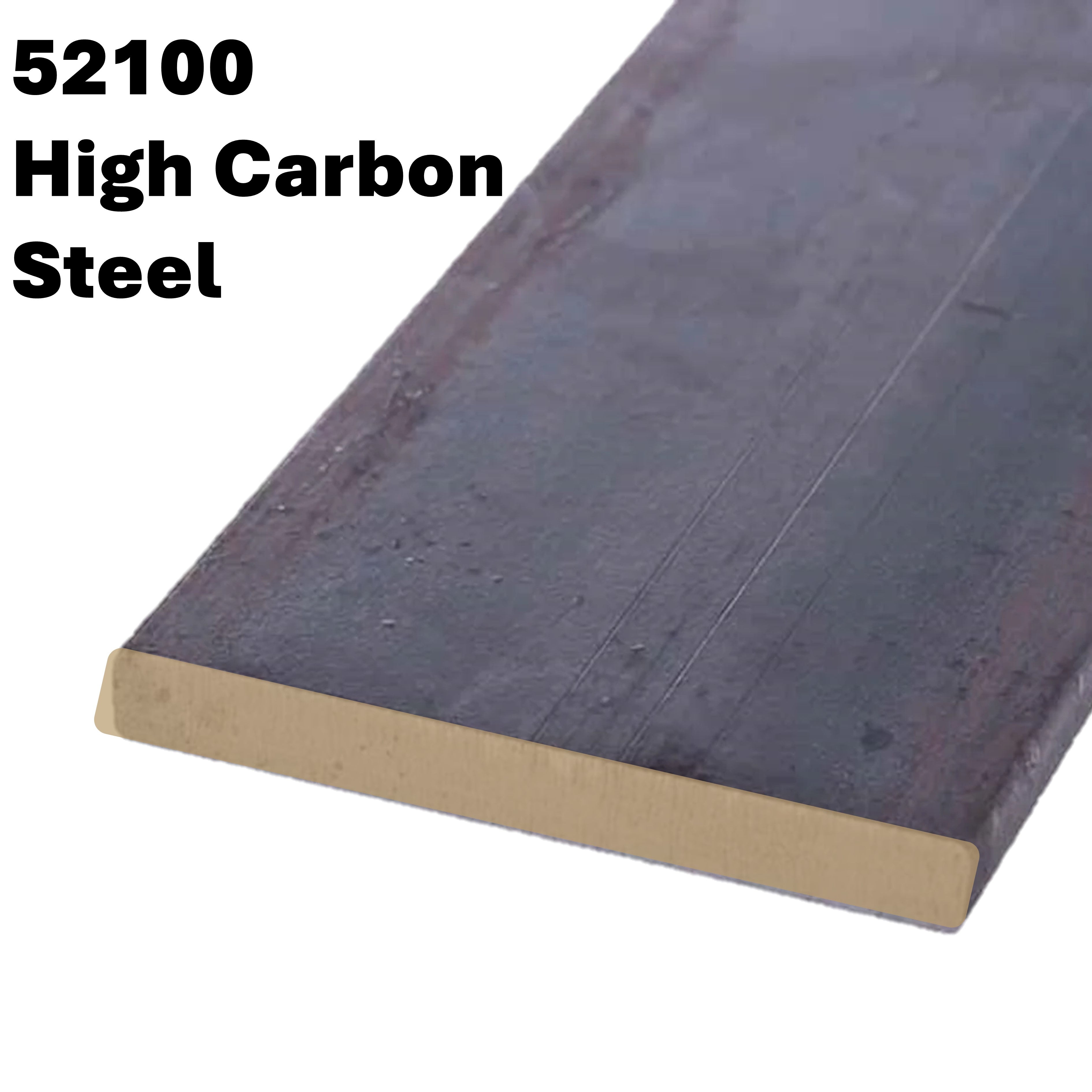 52100 - High Carbon Blade Steel Flat Bars