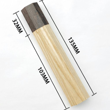 Ash Wood & Ebony WA Handle