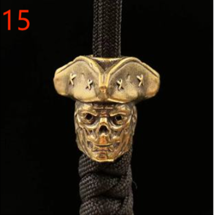 Paracord Brass Figurine Beads
