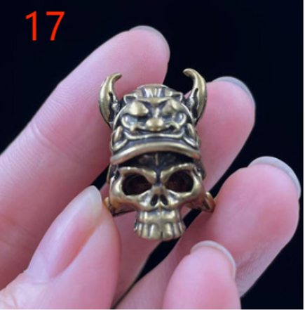 Paracord Brass Figurine Beads
