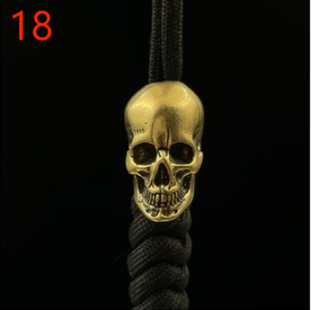 Paracord Brass Figurine Beads