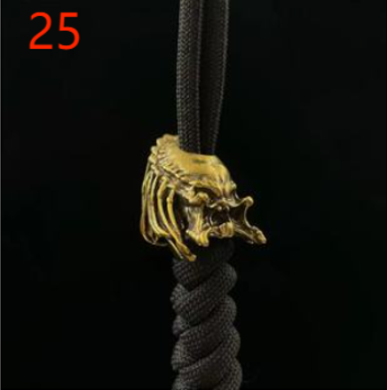 Paracord Brass Figurine Beads