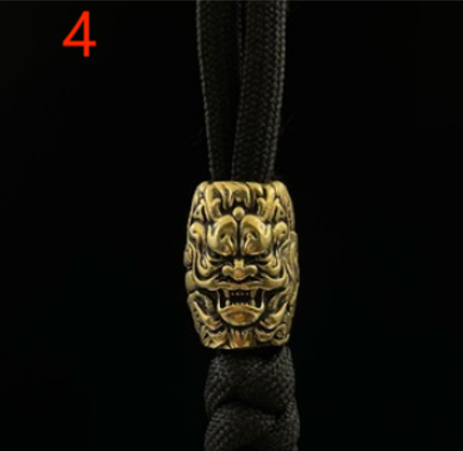 Paracord Brass Figurine Beads