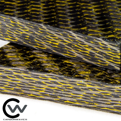 Brass Layered Metal Carbon Fiber - CarbonWaves
