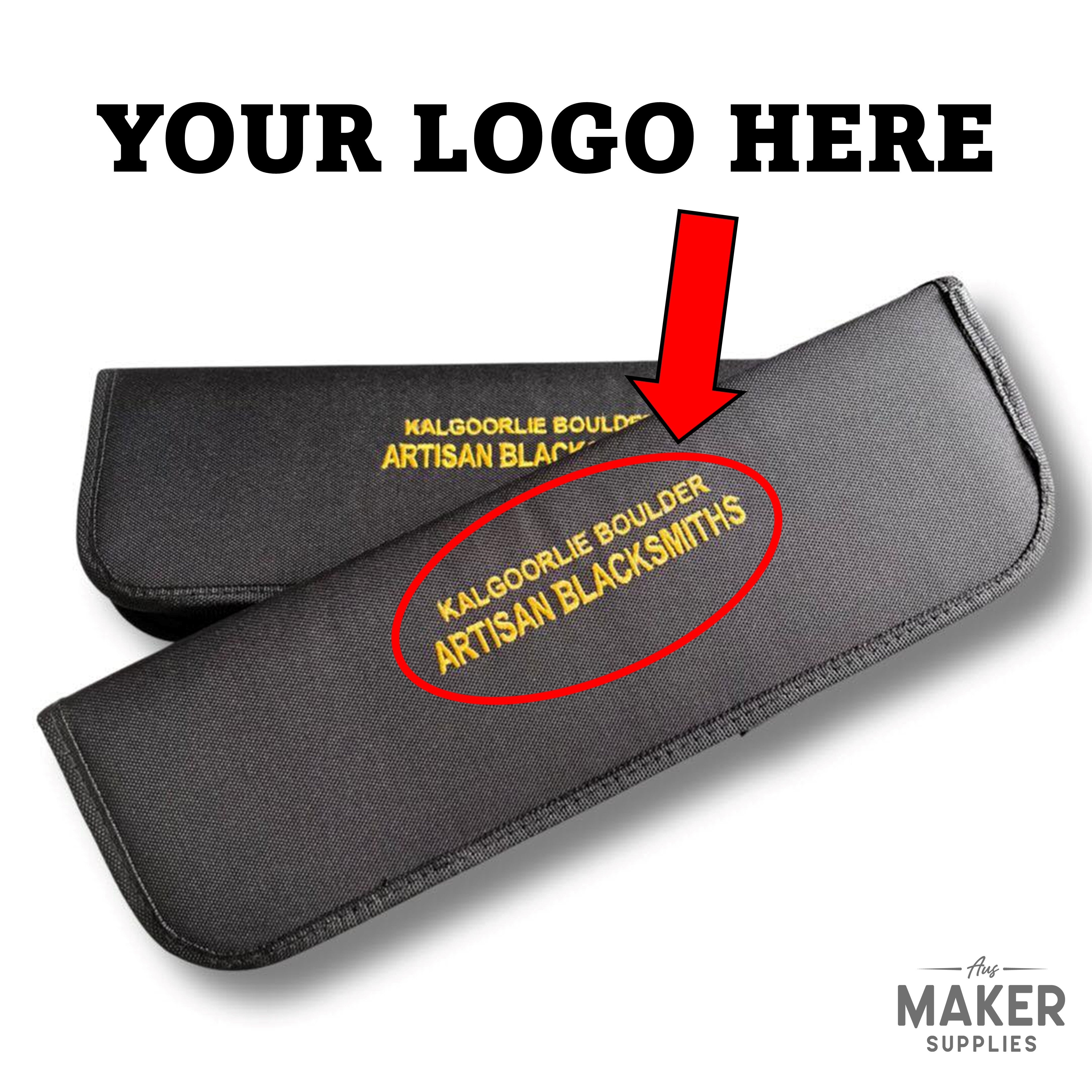 Custom Embroidered Canvas Padded Knife Cases (6 - 18")
