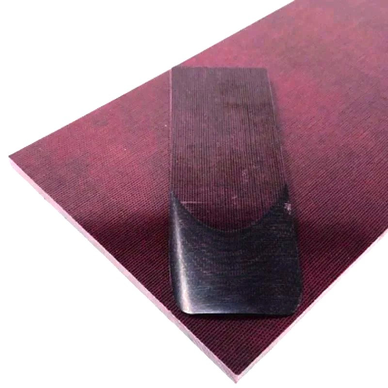 Canvas Micarta 3/8" Sheets & Scales - Burgundy