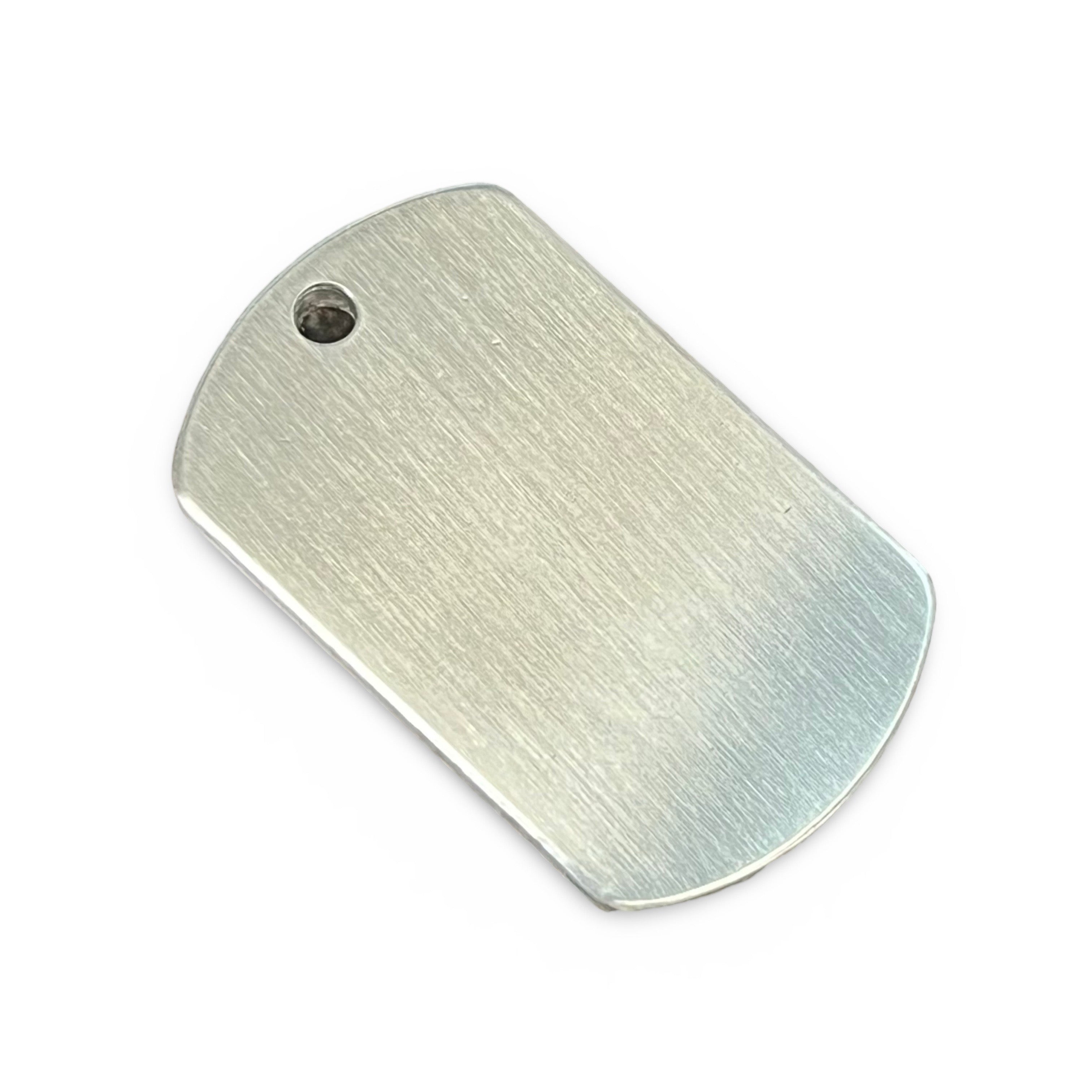 Stainless Dog Tag Blank (3x24x40mm)