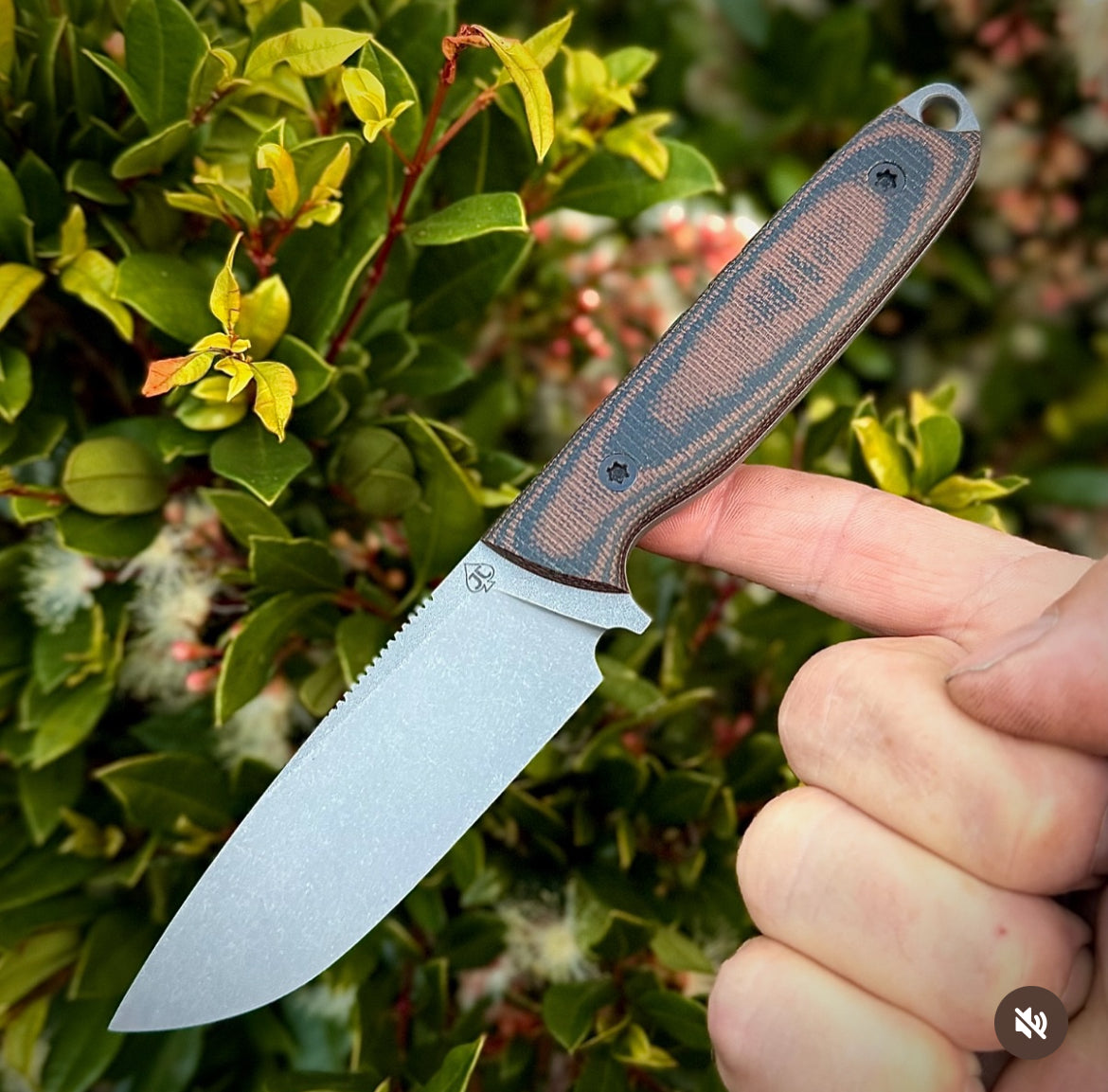 Canvas Micarta Sheet - Brown & Black - 1/4"