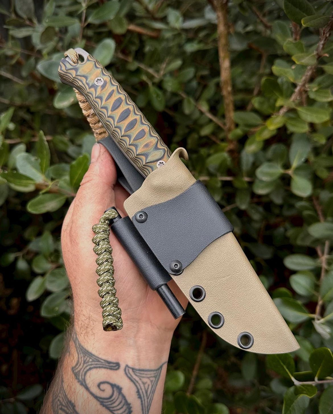 Ferrocerium Flint Rod With Hole 8x80mm (Ferro Rod)