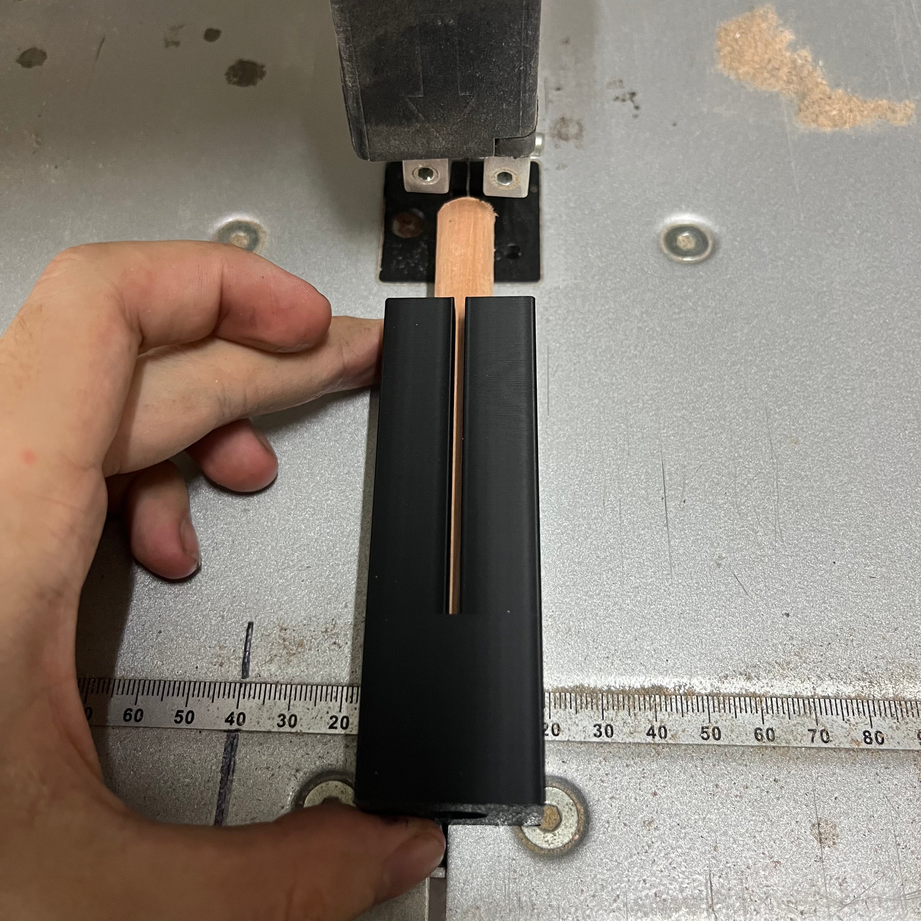 WA Handle Dowel Slot Cutting Jig