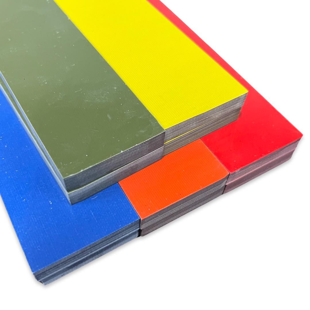 G10 Knife Handle Multi Layer Scales 8mm x 40 x 130mm