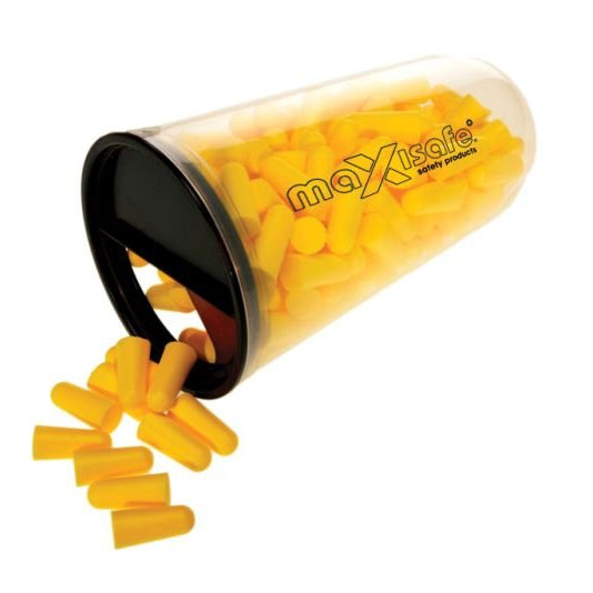 MaxiPlug Uncorded Earplugs Bulk Pack (100 Pairs)