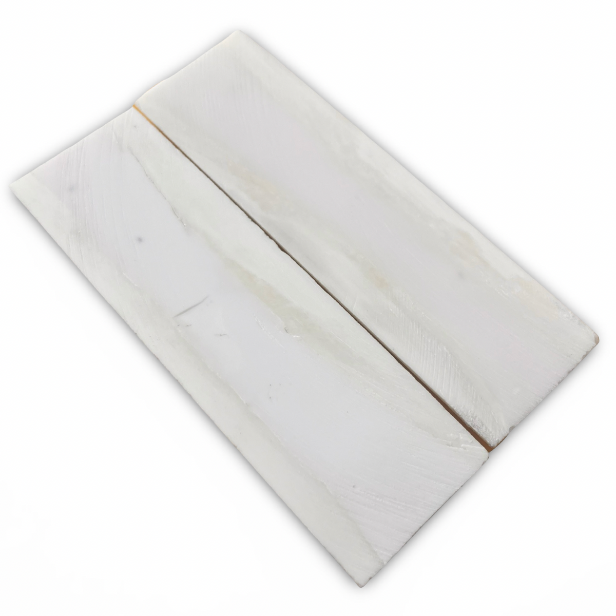 Stabilised Camel Bone Scales - White (8x38x127mm)