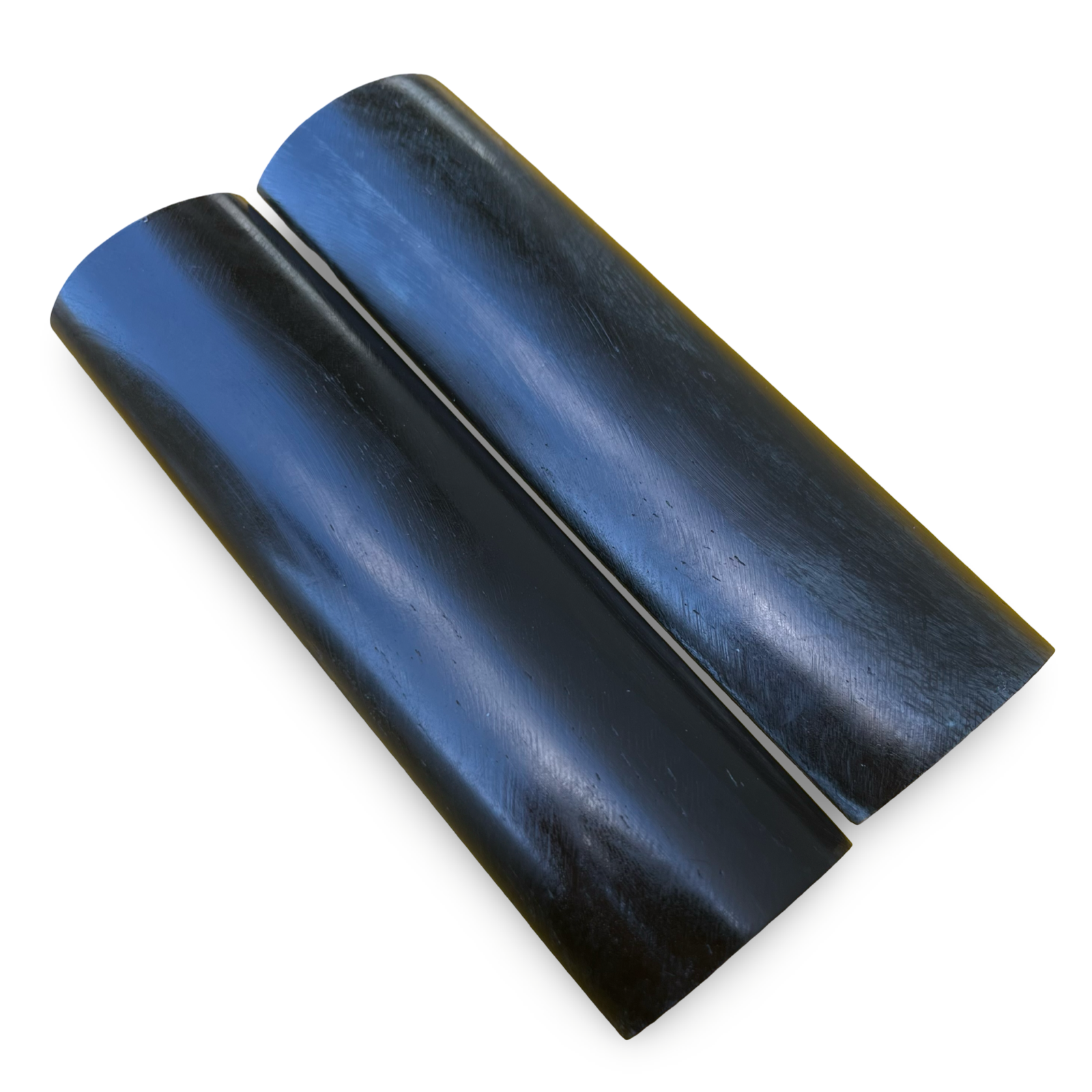 Stabilised Camel Bone Scales - Black (8x38x127mm)