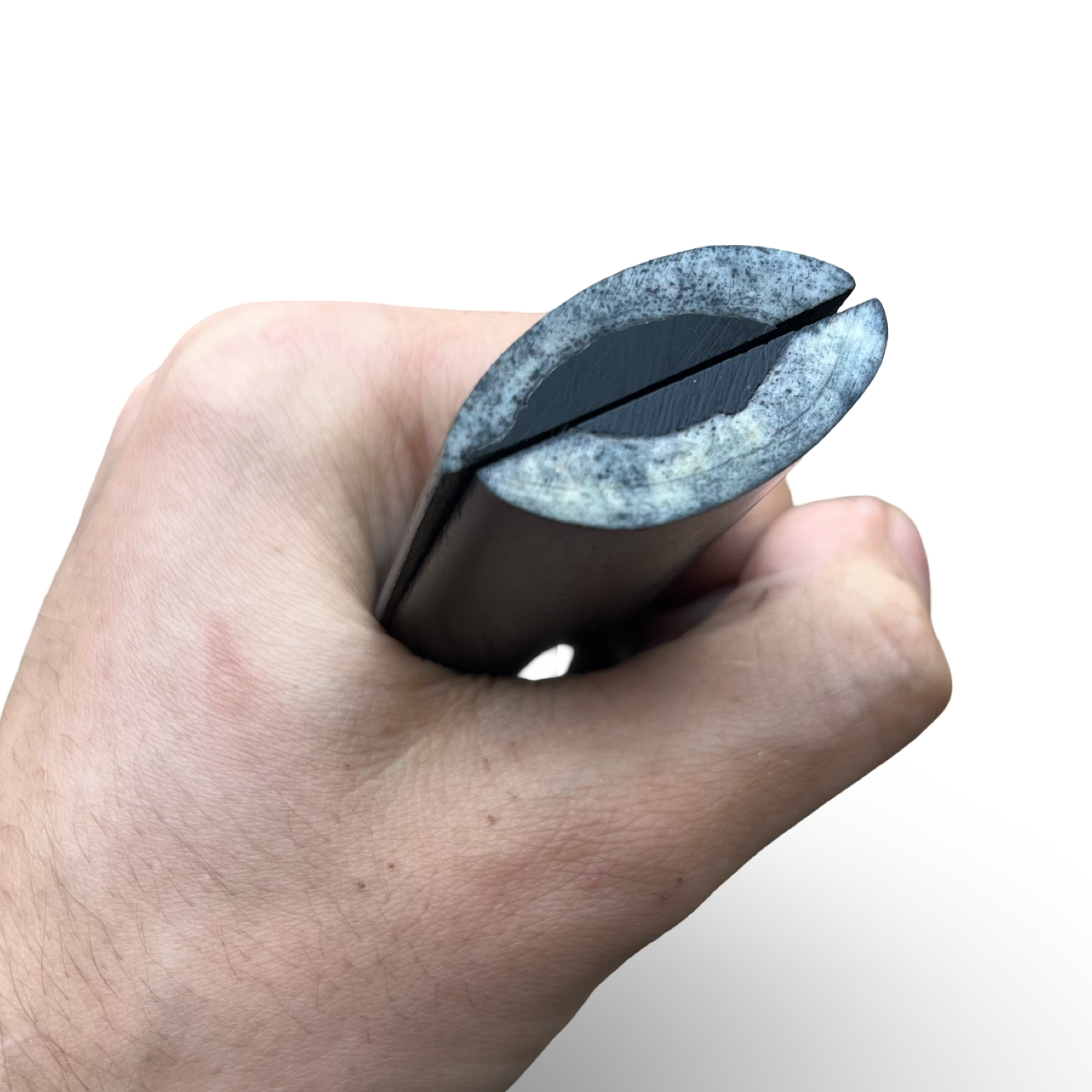 Stabilised Camel Bone Scales - Black (8x38x127mm)