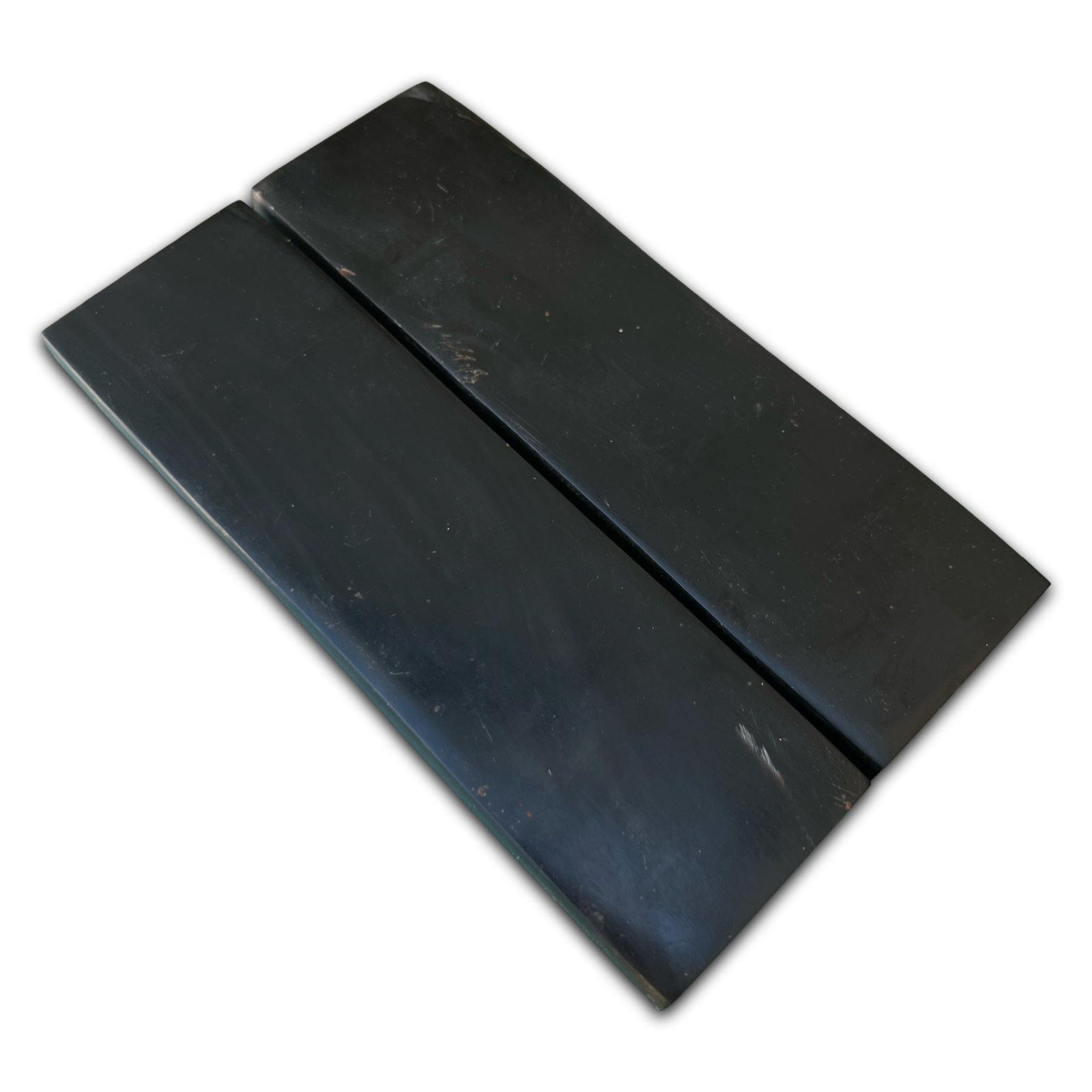 Buffalo Horn Scales - Black (8x38x127mm)