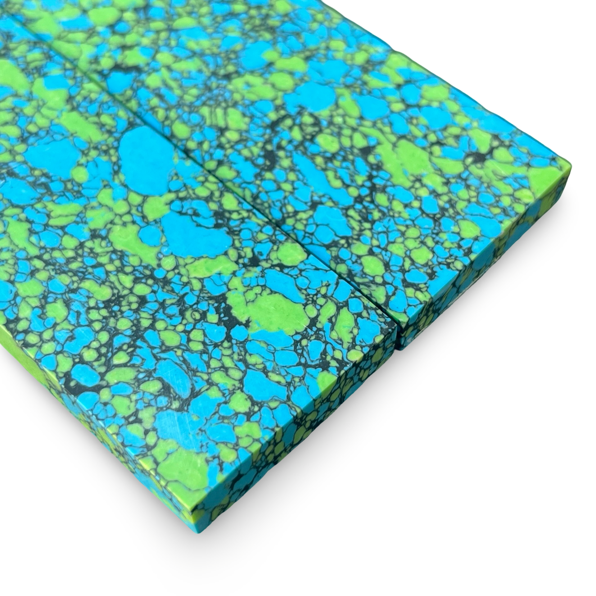 ResStone Scales – Turquoise & Green Black Web – 8x38x125mm