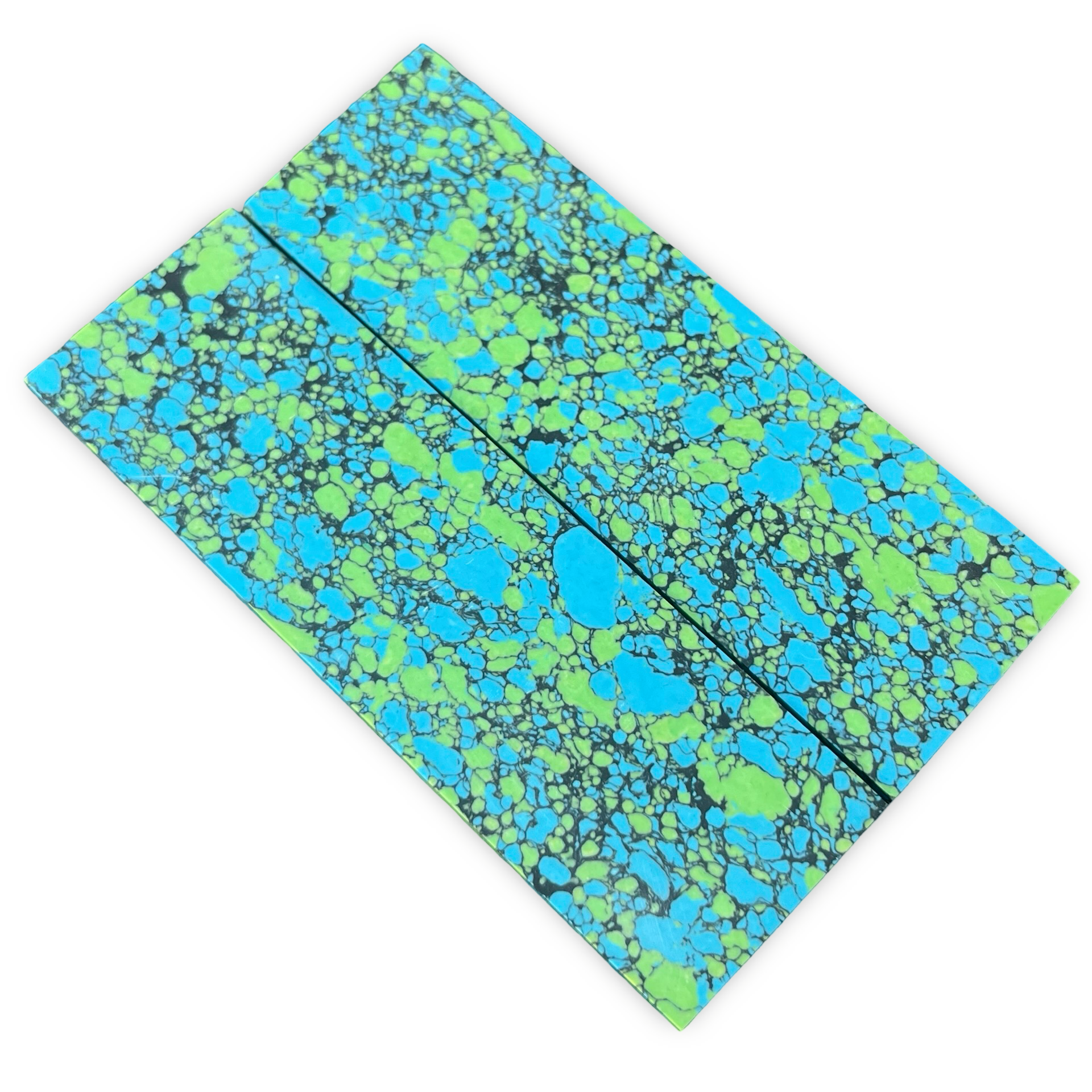 ResStone Scales – Turquoise & Green Black Web – 8x38x125mm