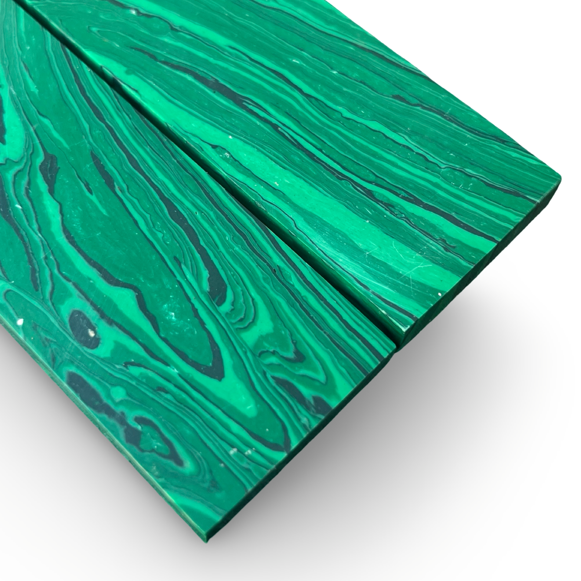 ResStone Scales - Malachite Green - 8x38x125mm