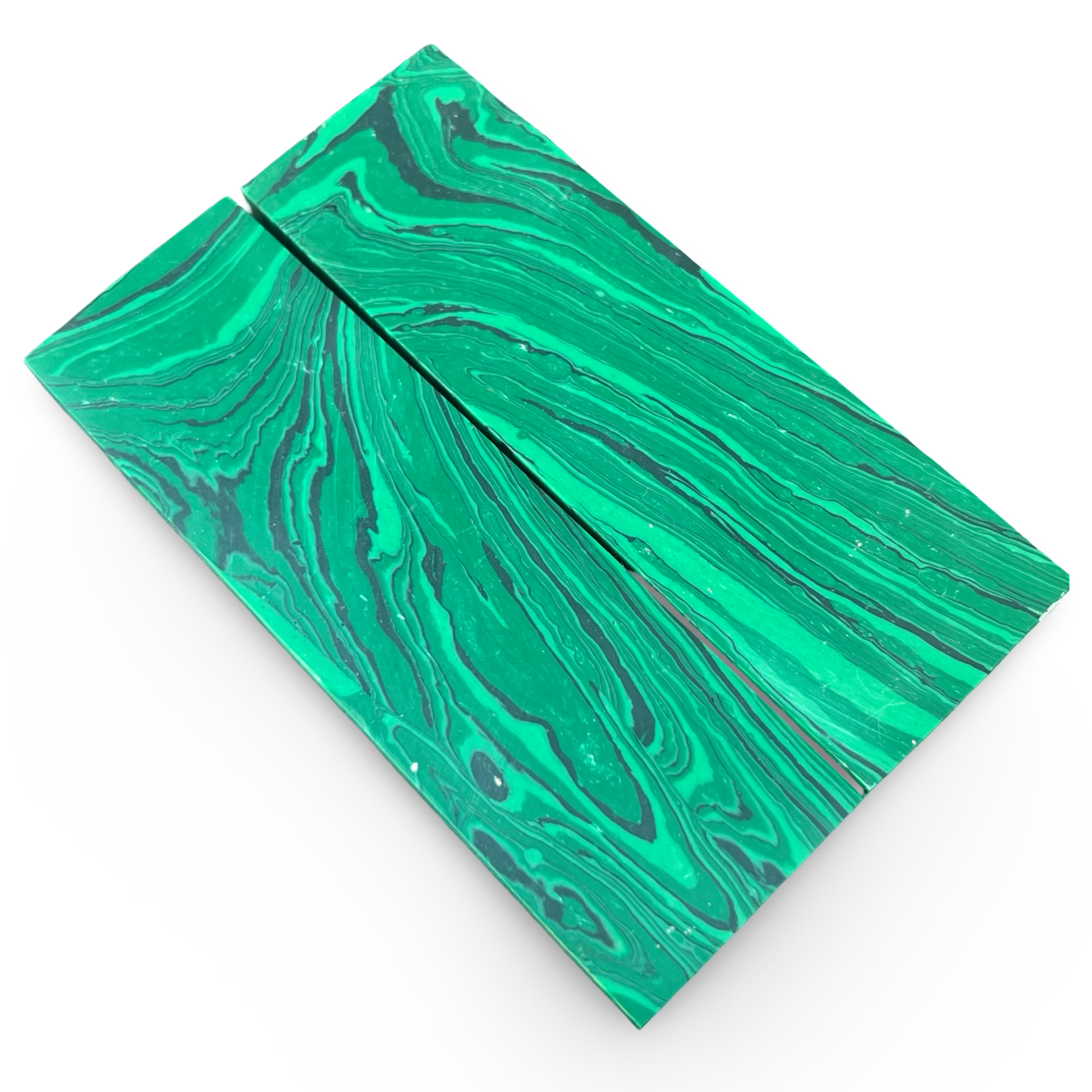 ResStone Scales - Malachite Green - 8x38x125mm