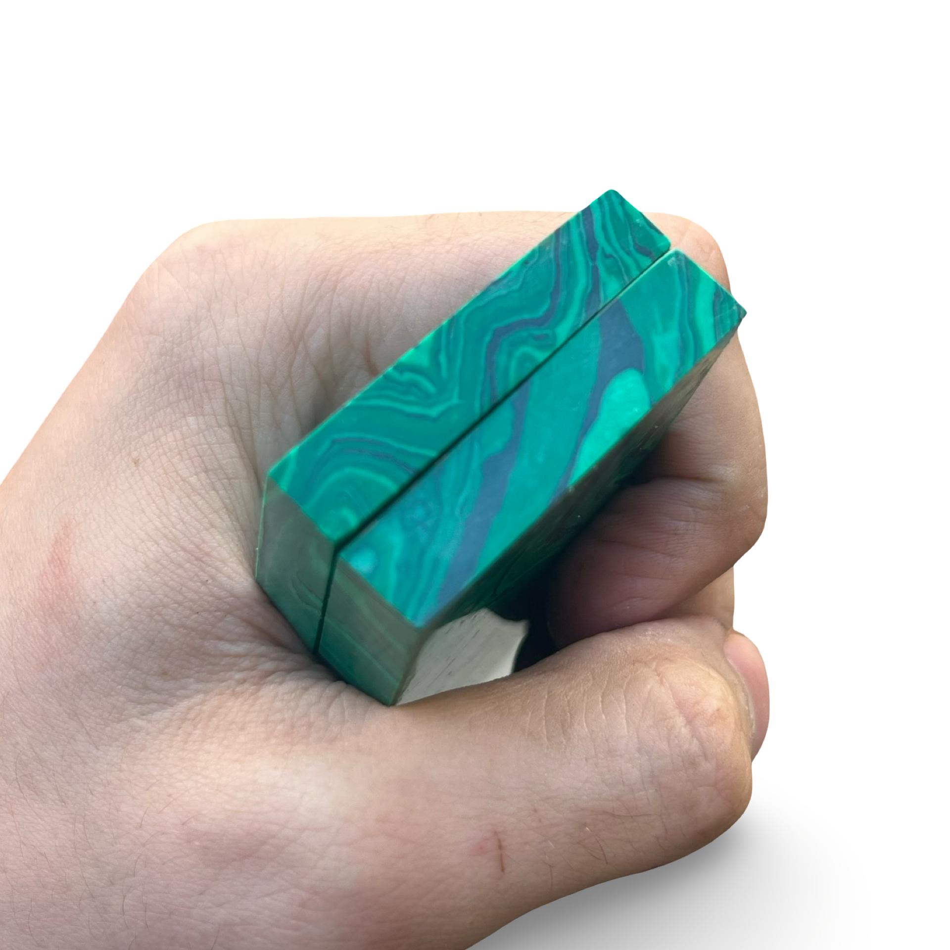 ResStone Scales - Malachite Green - 8x38x125mm