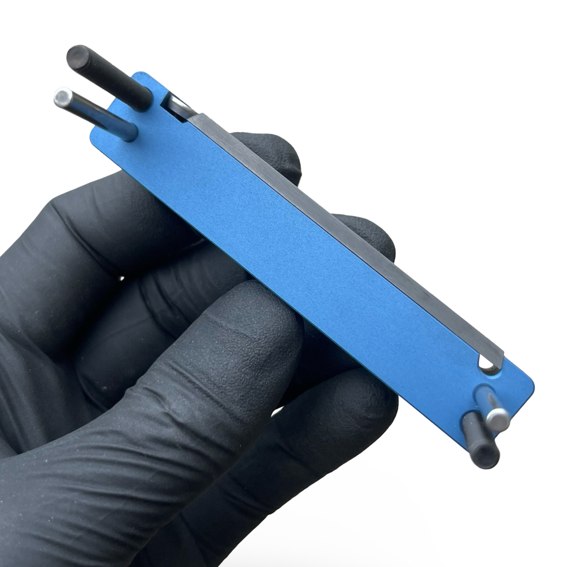 Mini Tungsten Carbide File Guides - Aluminium 64mm