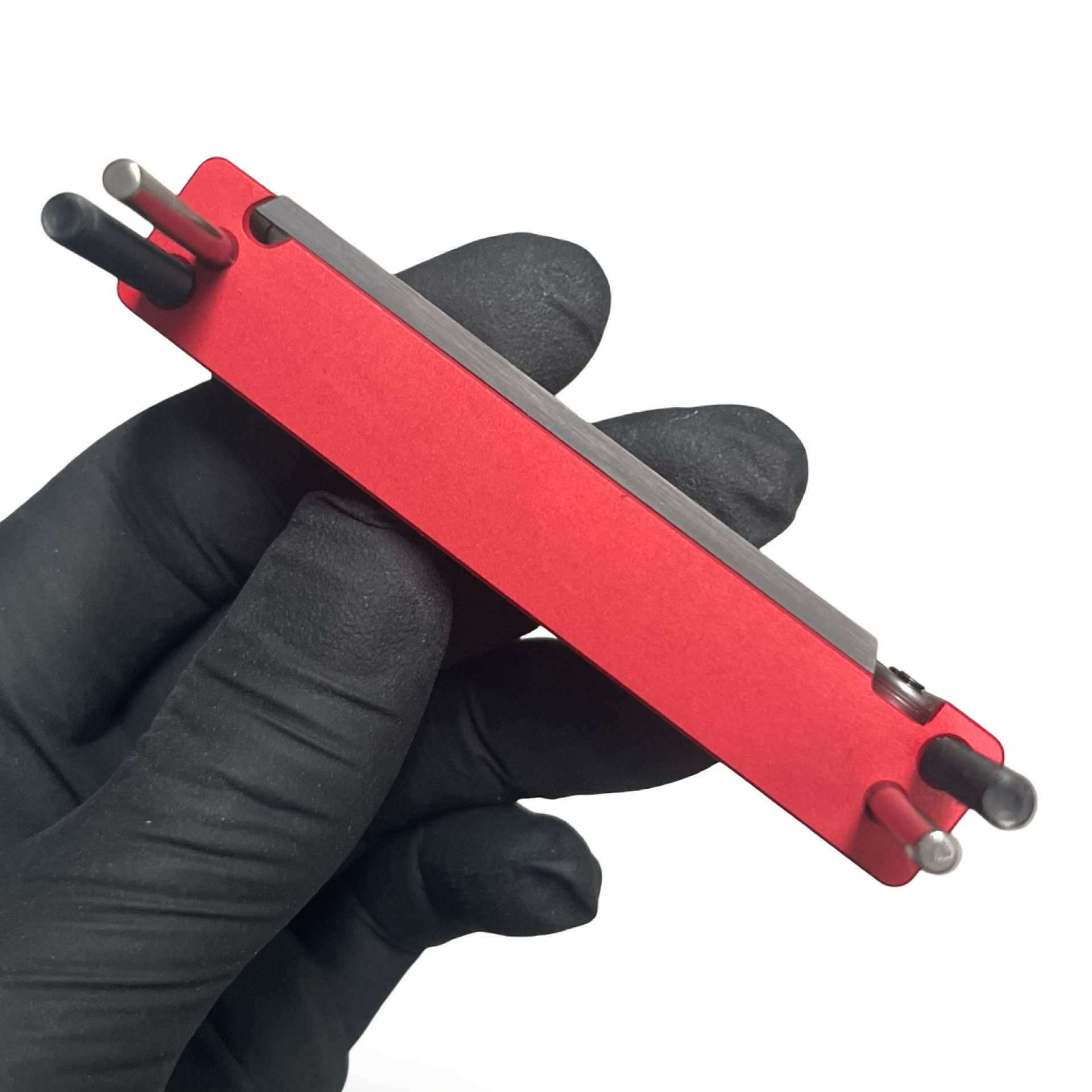 Mini Tungsten Carbide File Guides - Aluminium 64mm