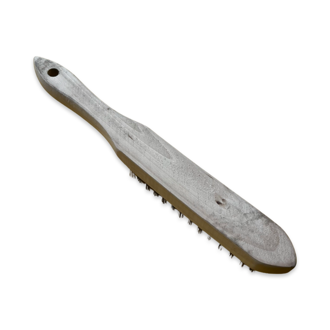 Wooden Handle Wire Brush