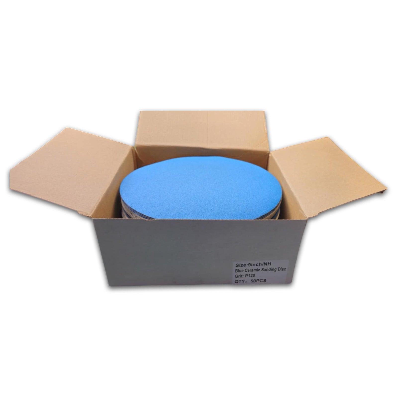 120 Grit 9" Ceramic Disc Paper