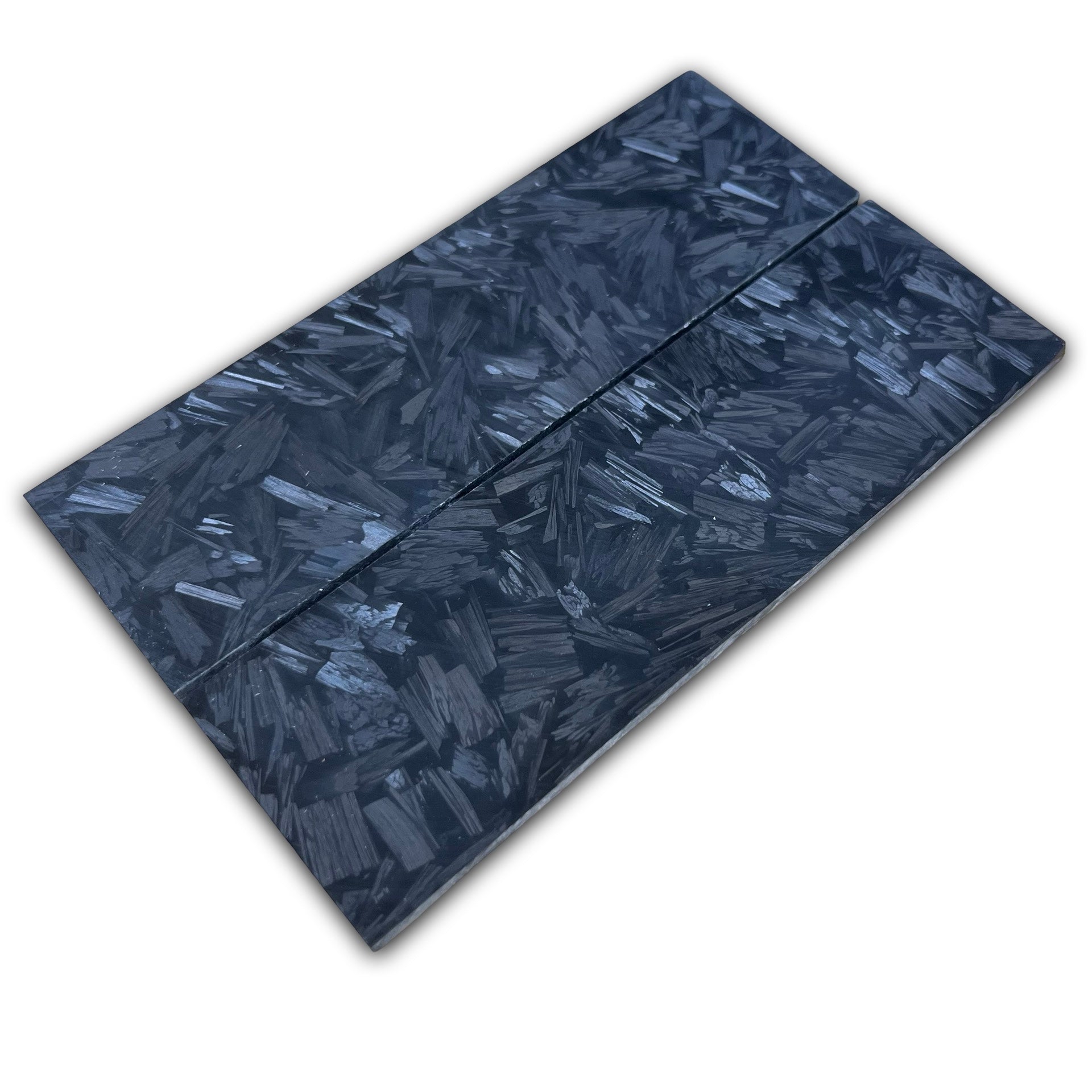 Carbon Fiber Black Marble & Foil Scales