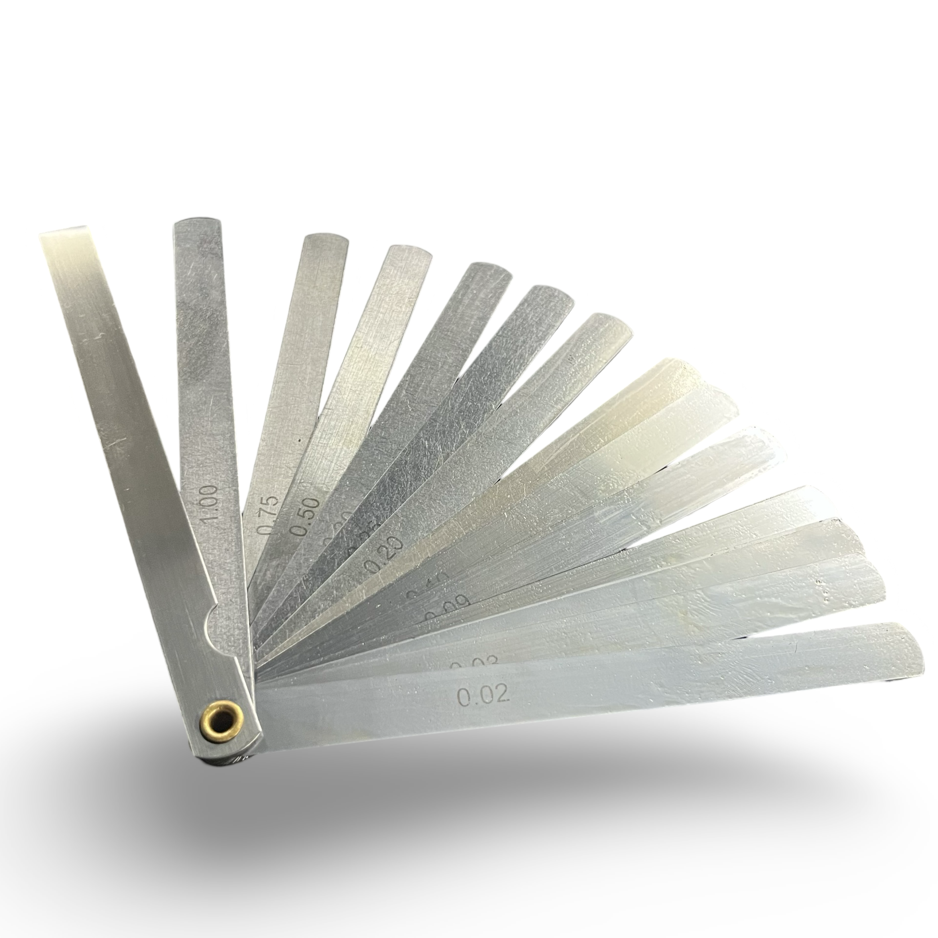 Shahe 150mm Metric Feeler Gauge – 17 Blades (0.02–1.00 mm)
