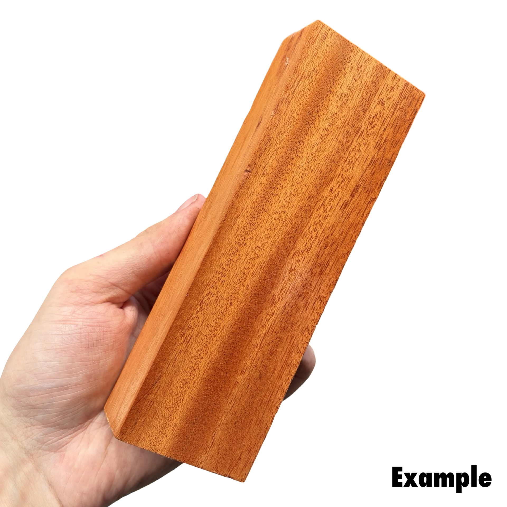 Honduran Mahogany Handle Wood Blocks