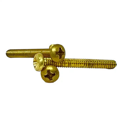 Screws for Loveless Bolts - Brass & Stainless x 10