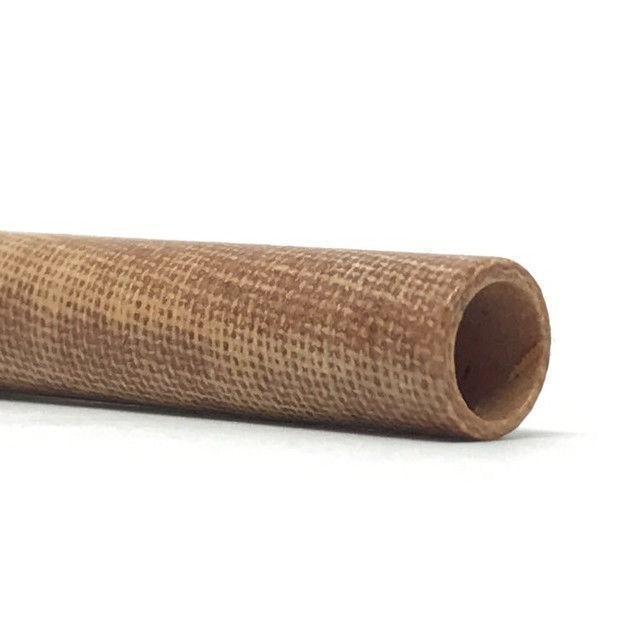 Canvas Micarta Pins & Tubes - Black & Brown