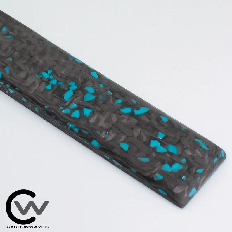 Lab Turquoise RockyWaves Carbon Fiber - CarbonWaves