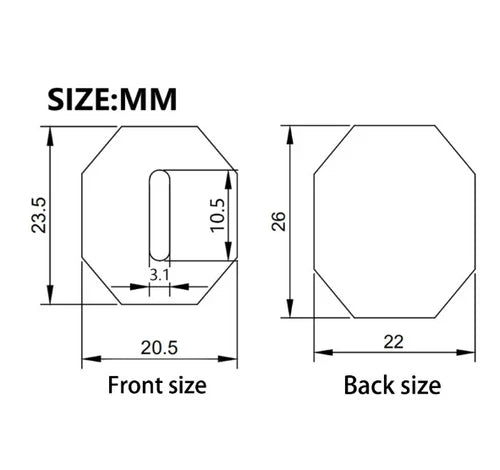 Ash Wood & Ebony WA Handle