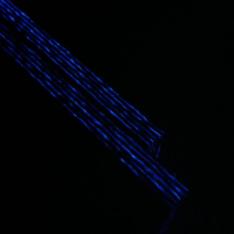 Blue GlowWaves Carbon Fiber - CarbonWaves