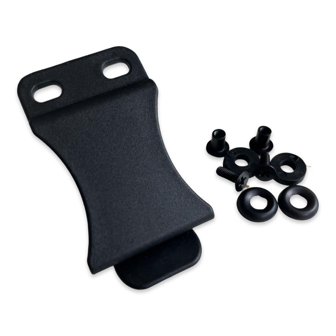 Fold-Over Kydex Belt Clips (Black, Green, Tan)