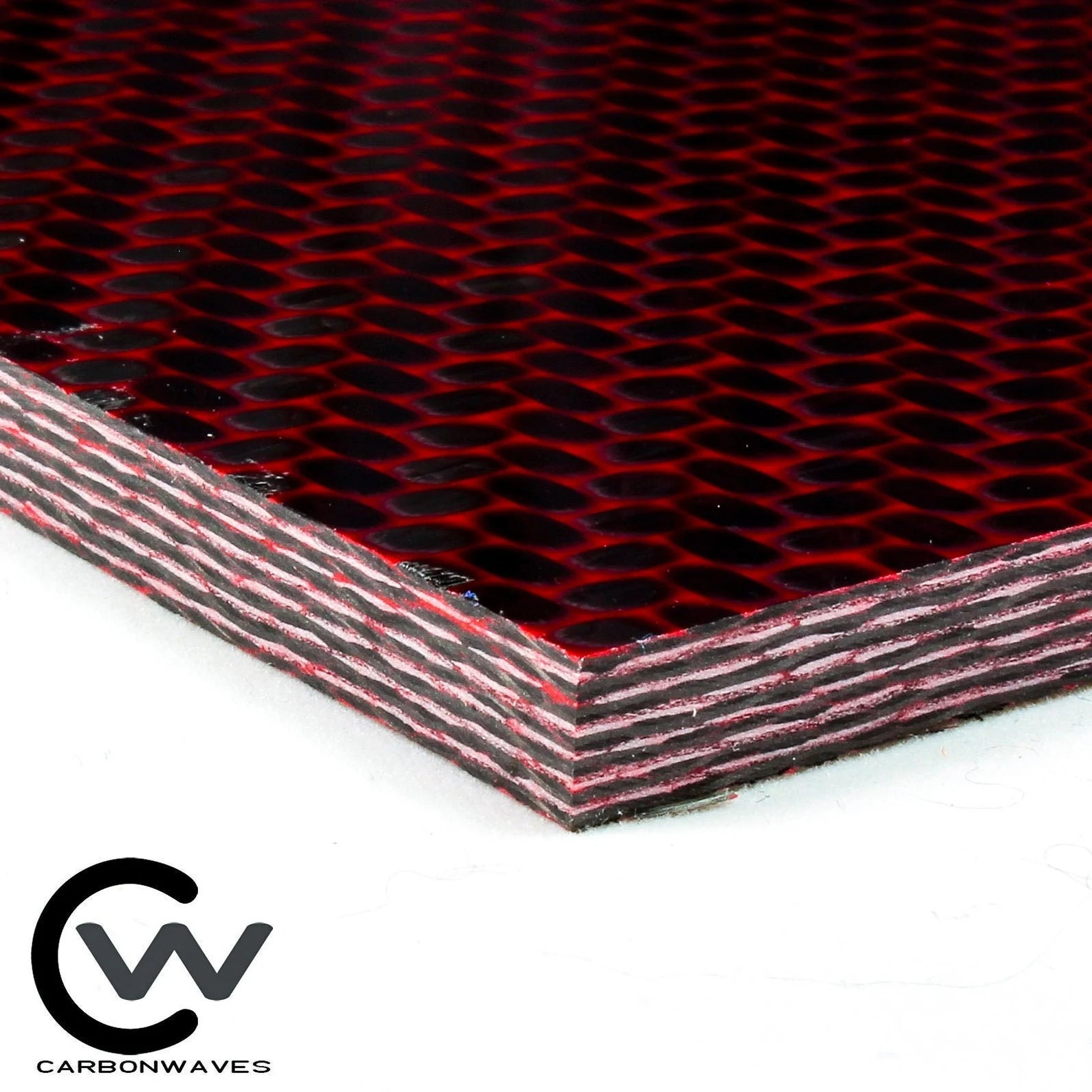 Red Breezy Carbon Fiber - CarbonWaves
