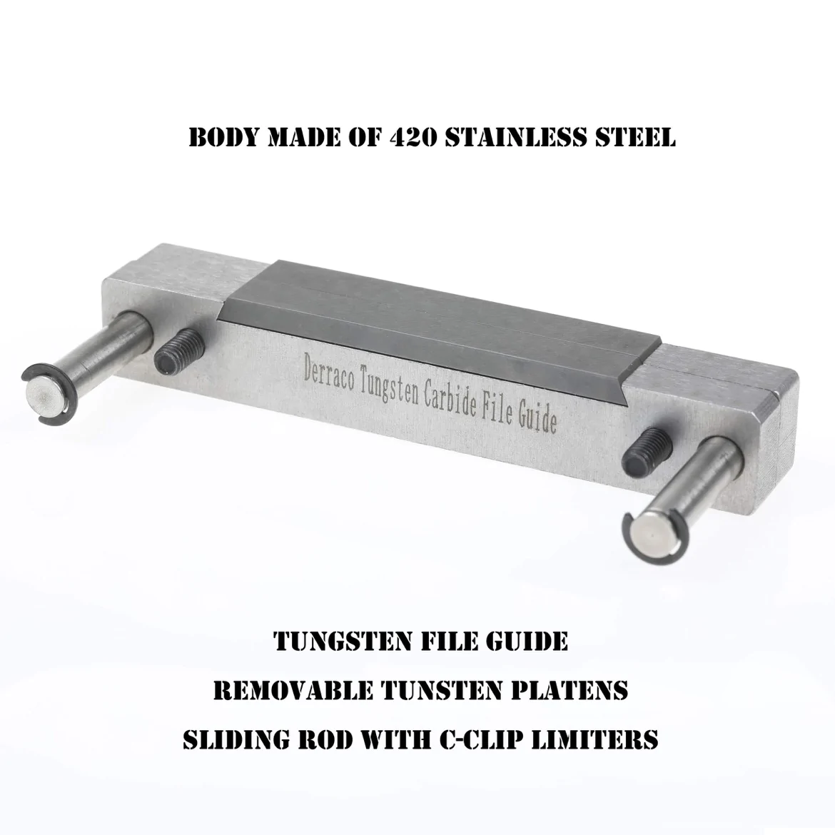 Large Tungsten Carbide File Guide