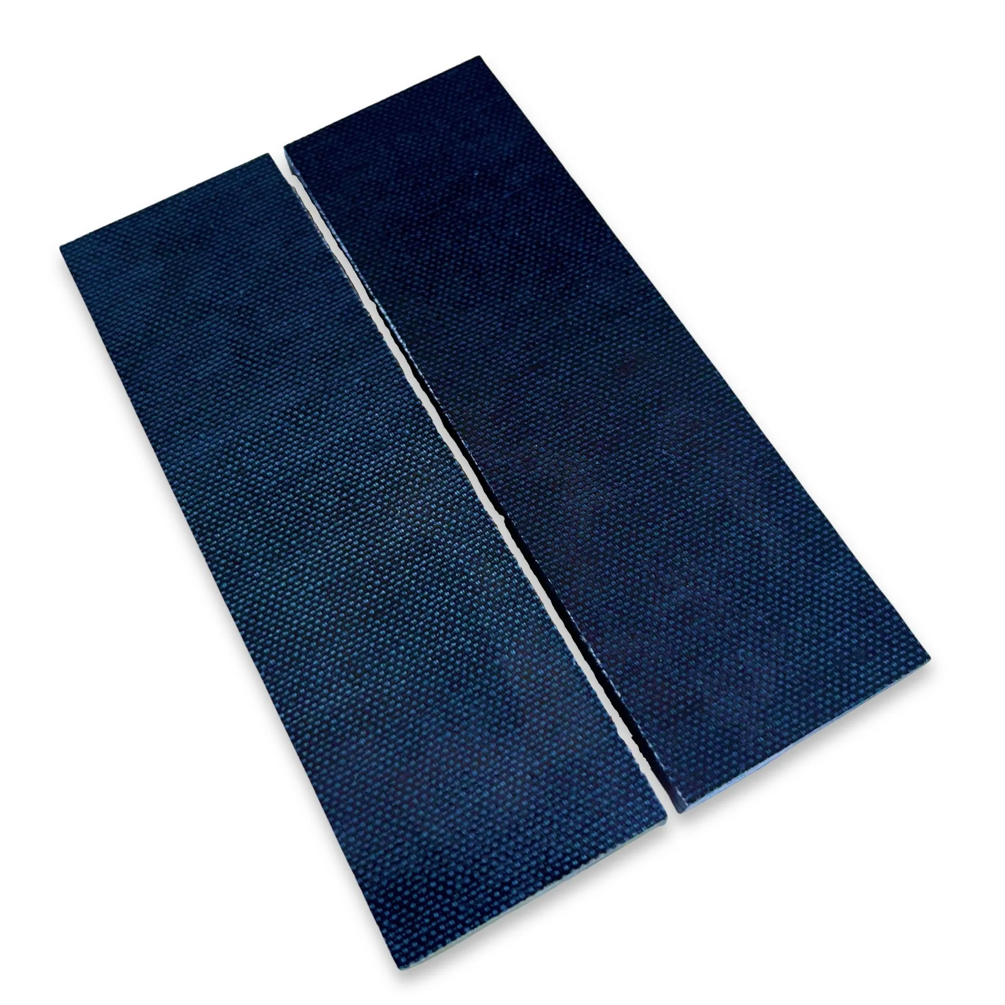 Canvas Micarta 3/8" Sheets & Scales - Navy Blue