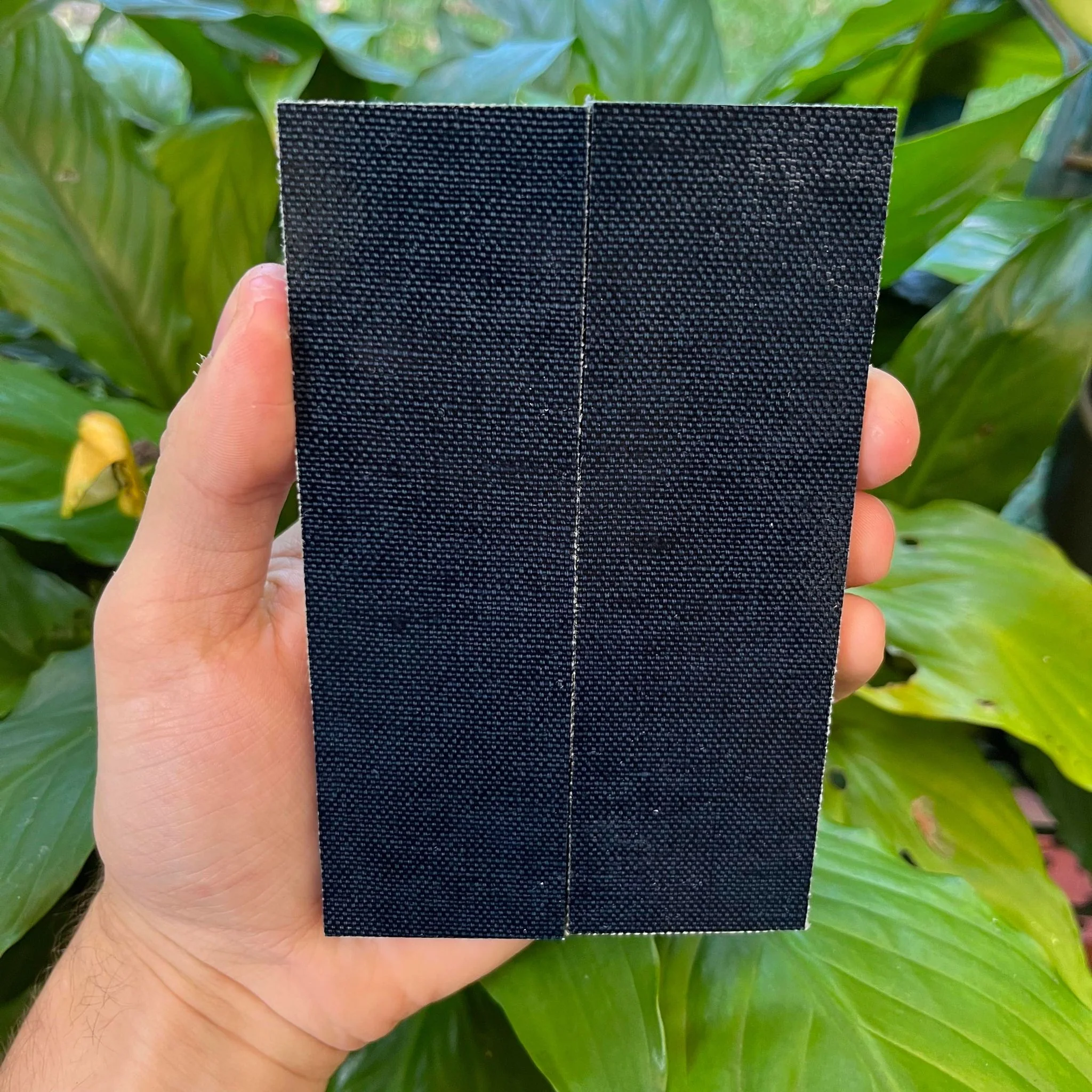 Canvas Micarta 3/8" Sheets & Scales - Navy Blue