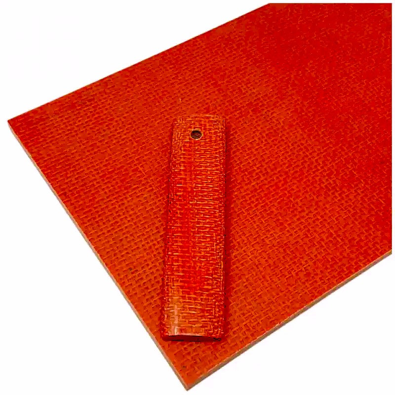 Vibe Composites - Jute Micarta - Sedona Red Sheets