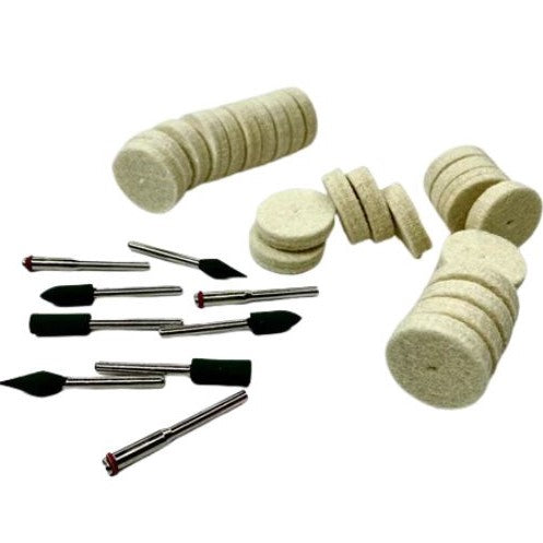 34 Piece Polishing and Buffing Dremel/Drill Set