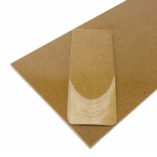Natural Brown Canvas Micarta Sheets, Scales & Blocks