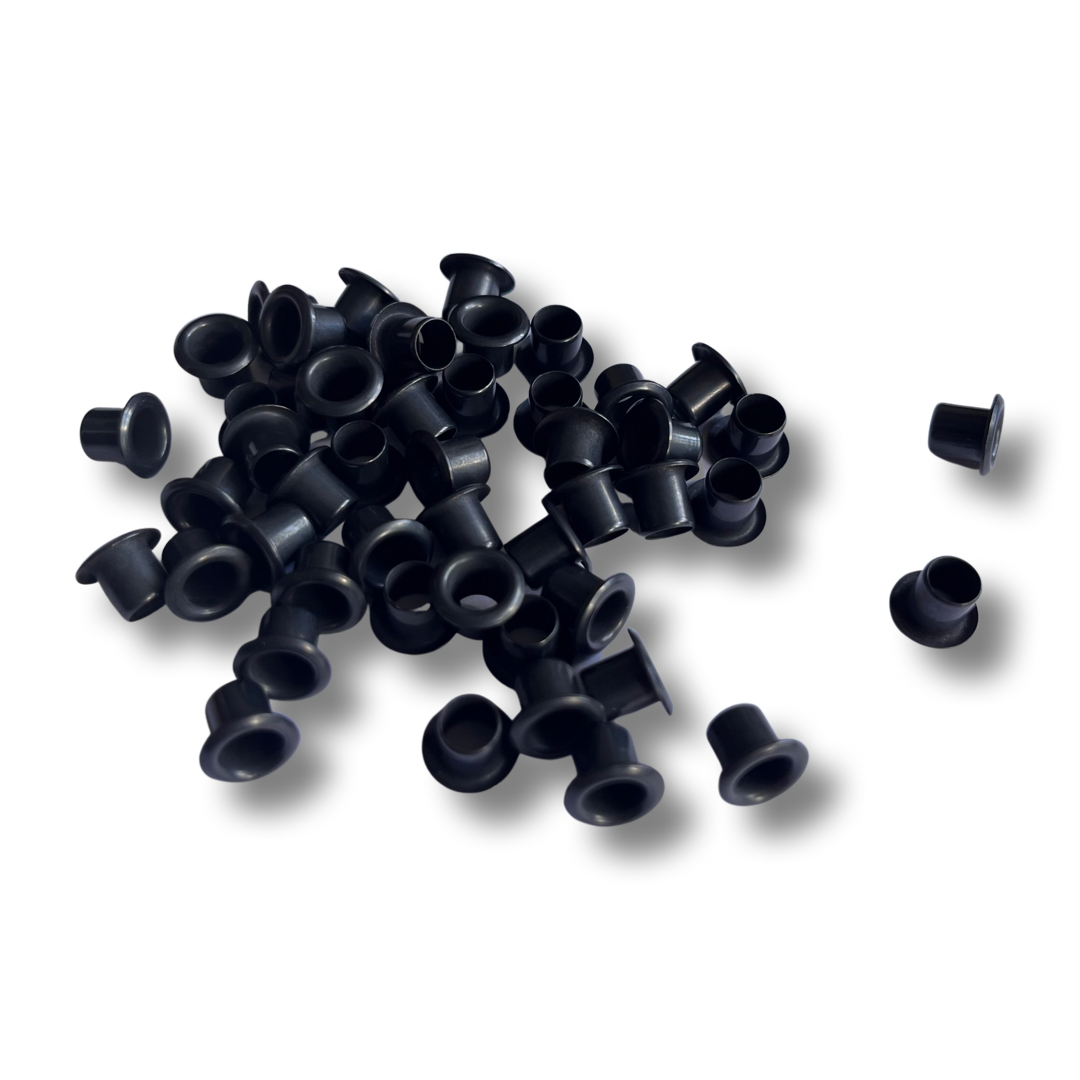 Kydex Eyelet Black Oxide 1/4" 2 , 3 & 4 sheet thickness