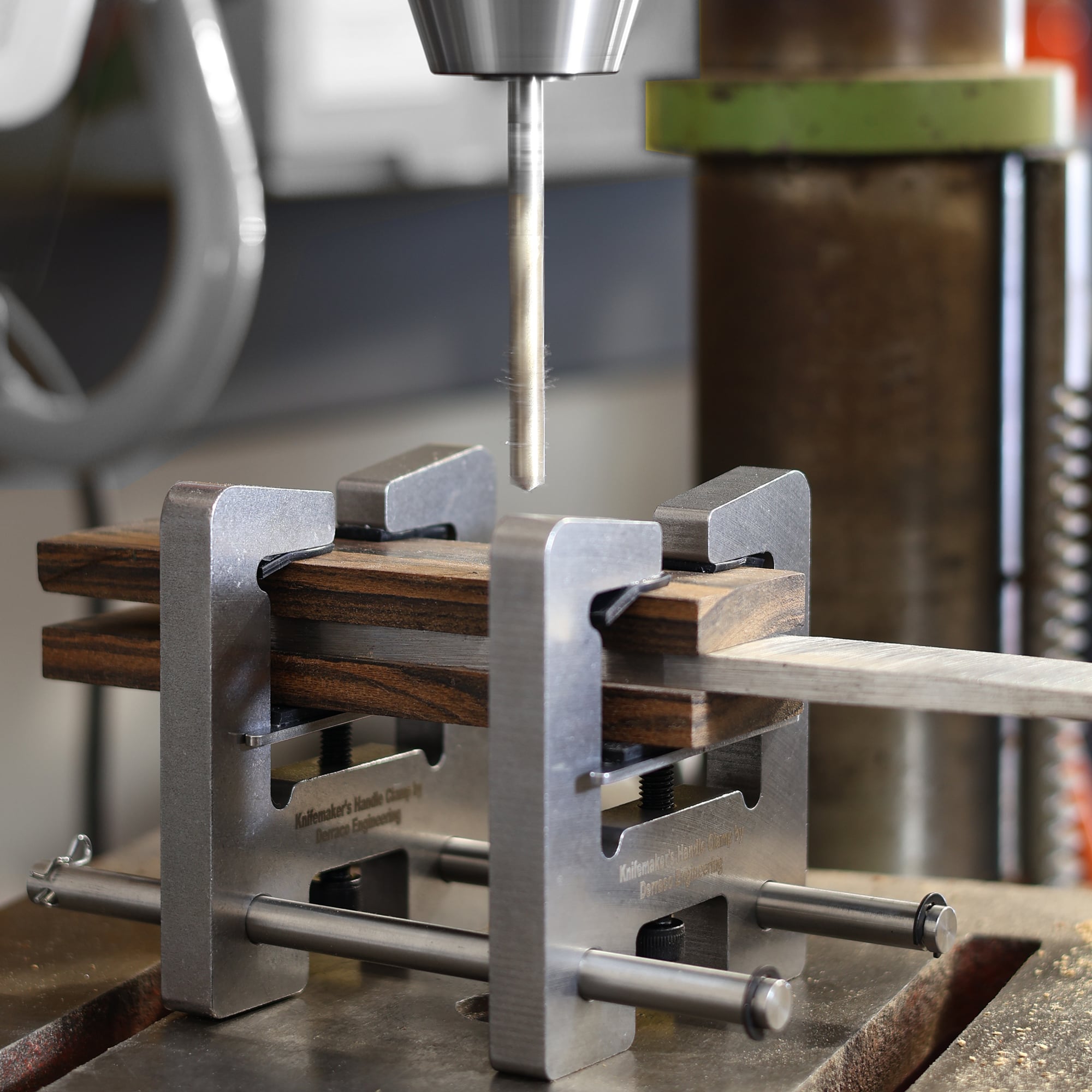 Knife Handle Drill Clamps