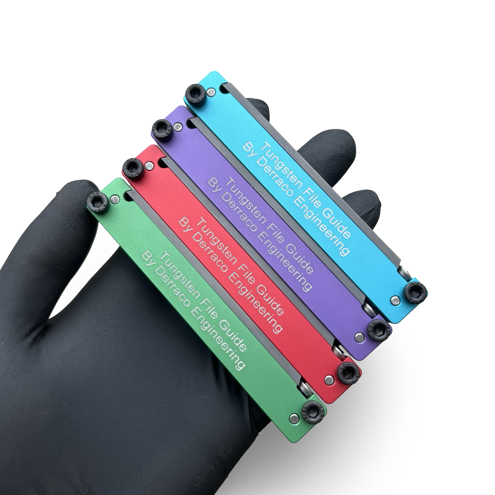 Medium Tungsten Carbide File Guides - Aluminium 82mm