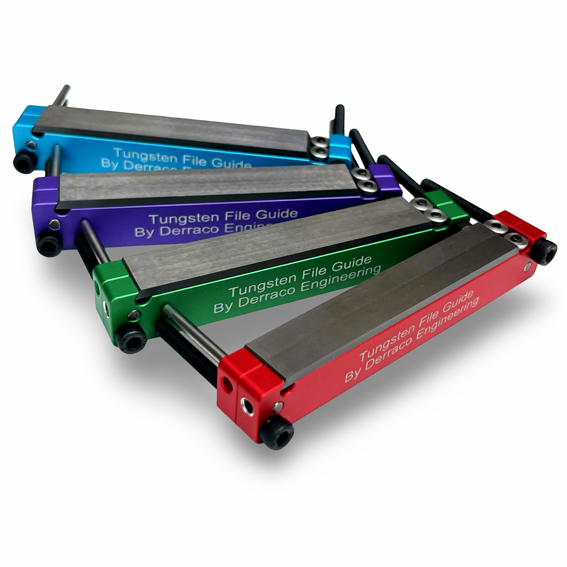 Medium Tungsten Carbide File Guides - Aluminium 82mm