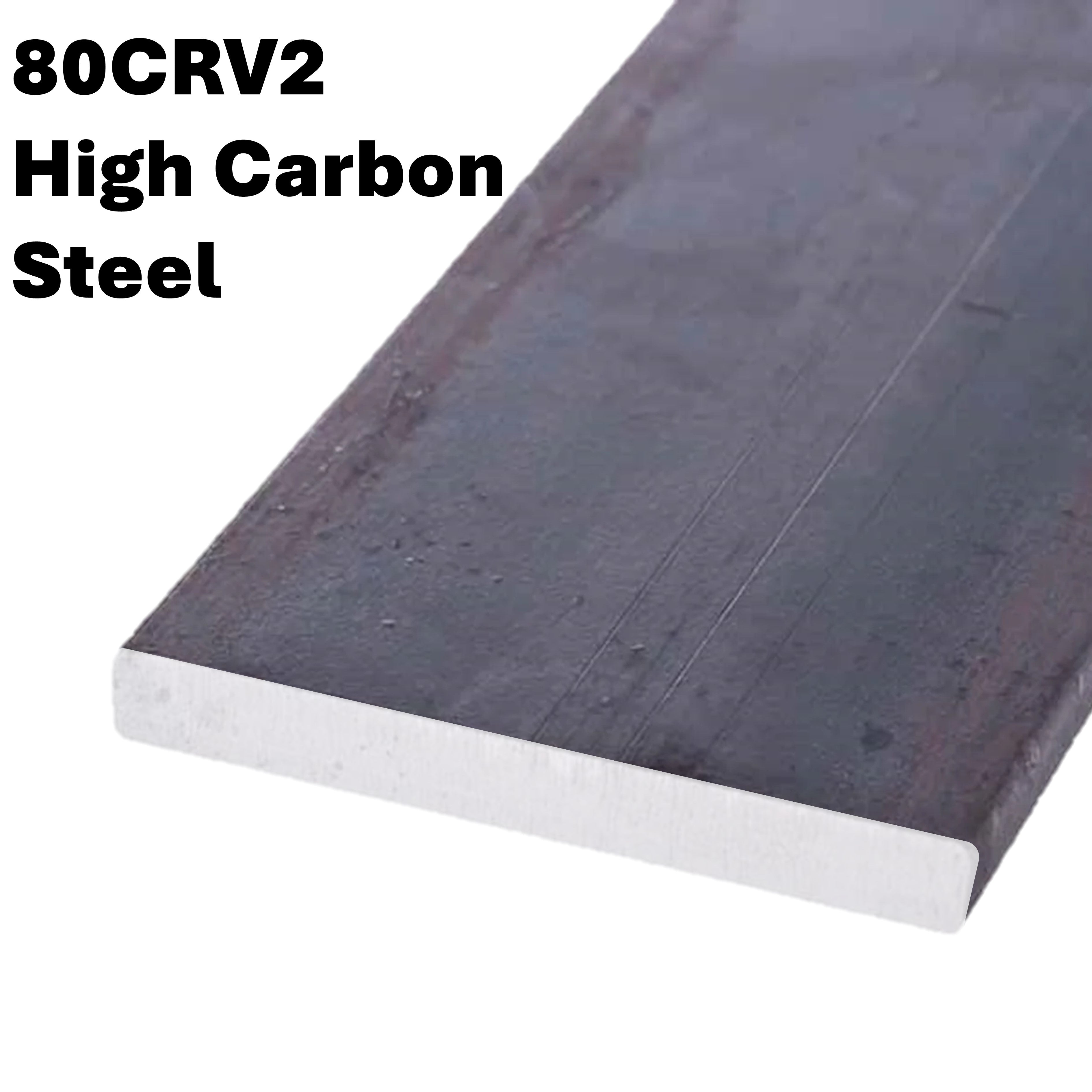 80CRV2 - High Carbon Blade Steel Flat Bars